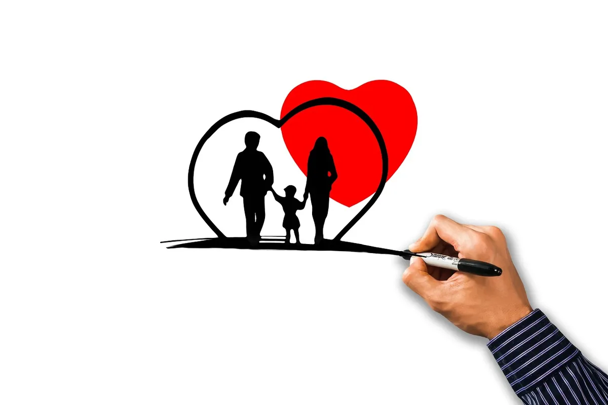 family, health, heart, people, group, silhouettes, healthcare, community, health system, care, medicine, protection, healthy, disease, responsibility, company,